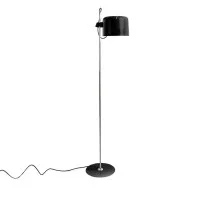 Oluce Coupé Floor Lamp Black Design Joe Colombo 1967