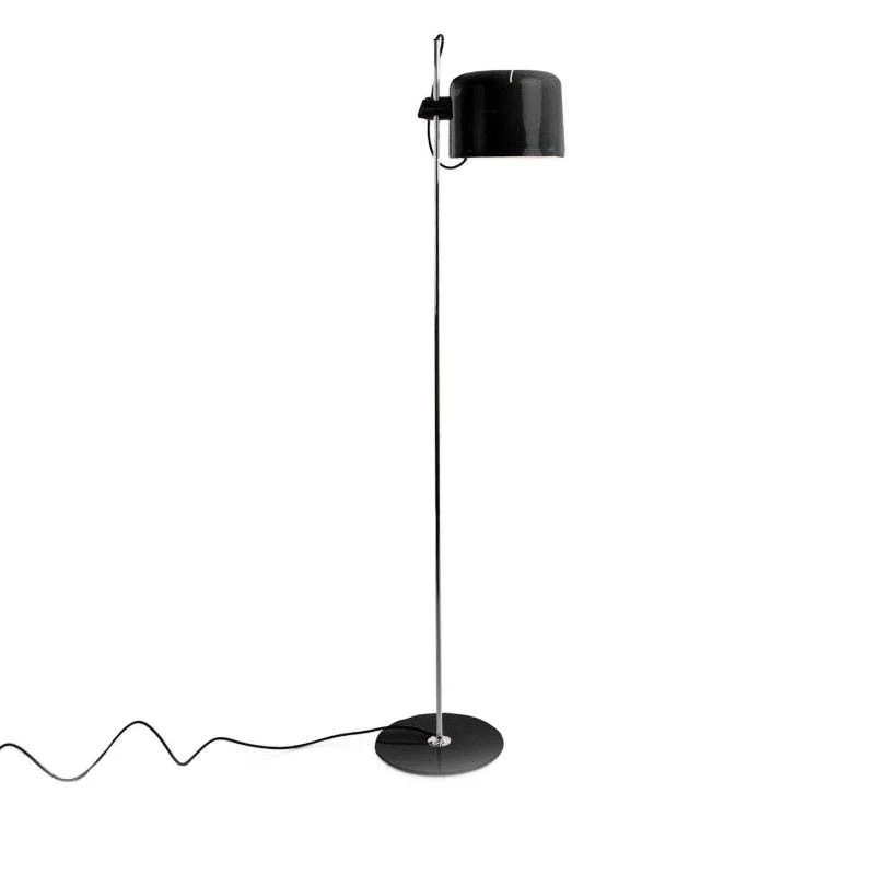 Oluce Coupé Floor Lamp Black Design Joe Colombo 1967