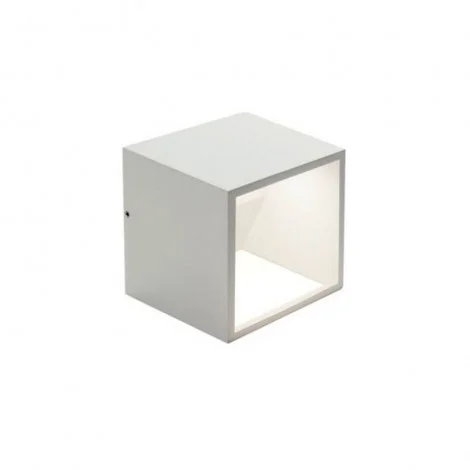 Sovil Niko Lampada Bianca LED Cubetto da Parete Luce Neutra In