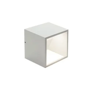 Sovil Niko Lampada Bianca LED Cubetto da Parete Luce Neutra In