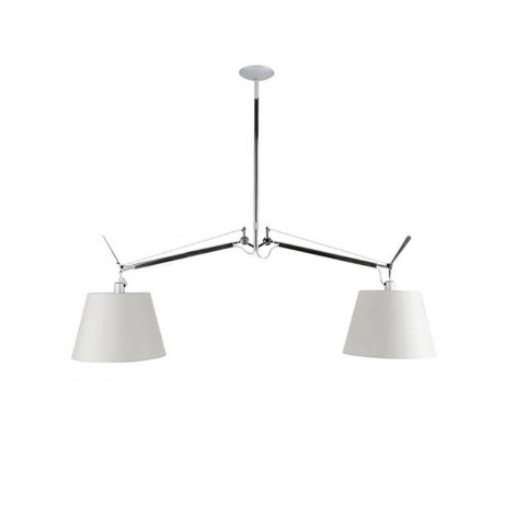Artemide Tolomeo Basculante Sospensione Due Bracci Diffusori