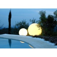 PAN Sphere EST505 Sfera D.38 cm Palla Lampada da Terra Giardino