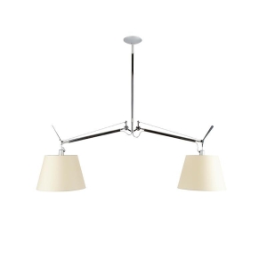 Artemide Tolomeo Basculante Sospensione Due Bracci Diffusori