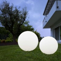 Linea Light Oh! Sfera D. 75 cm Palla Lampada da Terra Giardino