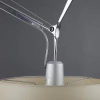 Artemide Tolomeo Basculante Suspension Two Arms Parchment