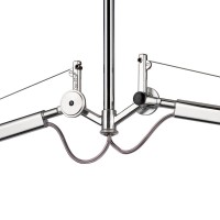 Artemide Tolomeo Basculante Sospensione Due Bracci Diffusori