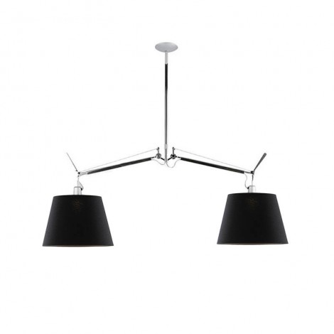 Artemide Tolomeo Basculante Sospensione Due Bracci Diffusori