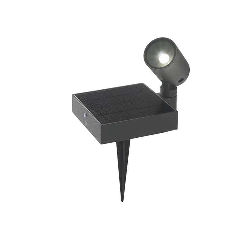 Ai Lati Solar Garden LED Spotlight With Picket Twilight Sensor