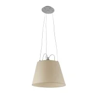 Artemide Tolomeo Mega Suspension Lamp with Parchment Diffuser