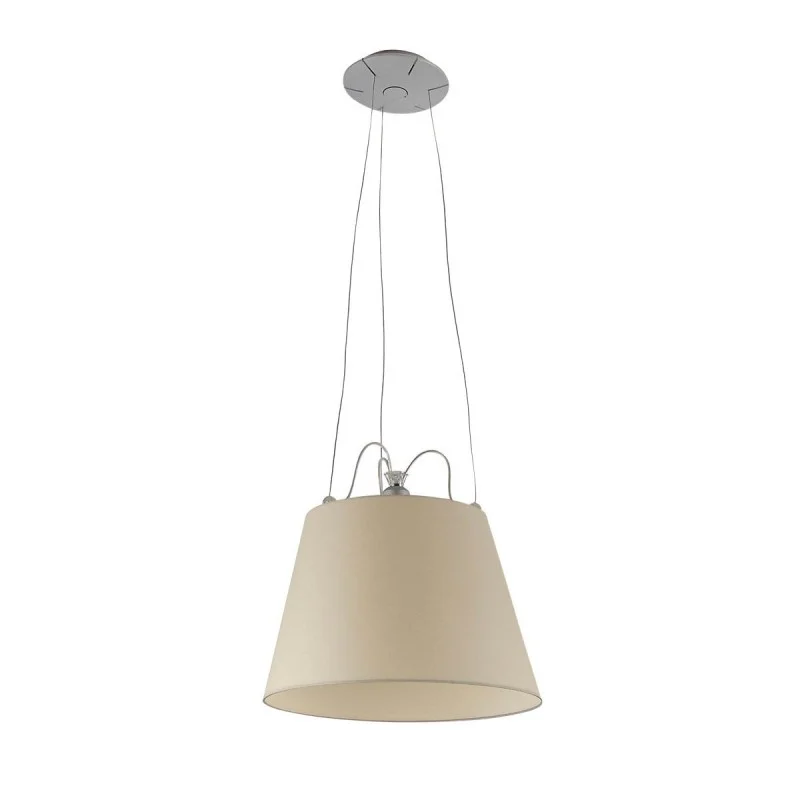 Artemide Tolomeo Mega Suspension Lamp with Parchment Diffuser