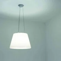 Artemide Tolomeo Mega Suspension Lamp with Satin Diffuser D420