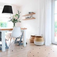Artemide Tolomeo Mega Suspension Lamp with Black Fabric