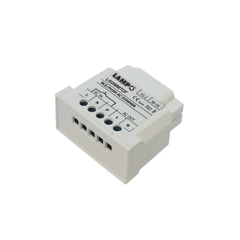 Lampo Mono Channel Bluetooth Dimmer with Phase Cut Output for Lampo Mono Channel Bluetooth Dimmer with Phase Cut Output for