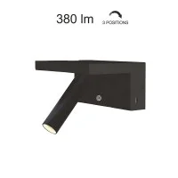 Beneito Faure Beam 230V LED 5W 2700K 380lm Dimmer 2x USB Wall