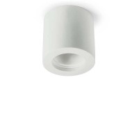 Lampo Ceiling Cylinder GU10 Surface Round Plaster Gypsolyte