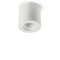 Lampo Cilindro GU10 a Soffitto Plafone in Gesso Tondo Da