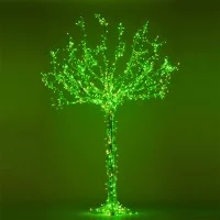 New Lamps Tree 3 meters 24V 75W LED Green with Clear Light