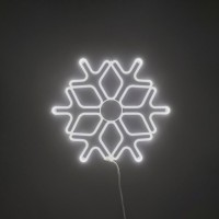 New Lamps Cristallo di Neve NEON LED 2D 60x60cm Luce Chiara per