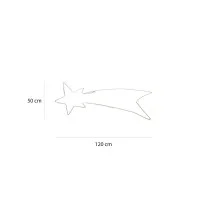 New Lamps Guiding Star FLEXINEON LED 2D 120x50cm Clear Light