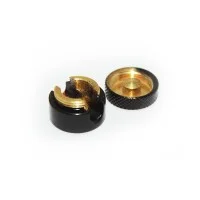 Cable Clamp Cord Grip for Wall or Ceiling in Metal Brass Black