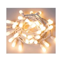 Catena Luminosa Cordoniera 40 Bulbi LED 10m 240V Luce Calda