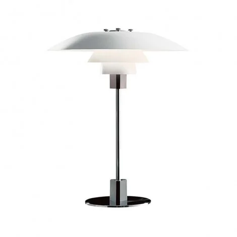 Louis Poulsen PH 4/3 Lampada da Tavolo Bianco By Poul Henningsen