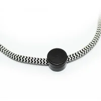 Cable Clamp Cord Grip for Wall or Ceiling in Metal Brass Black