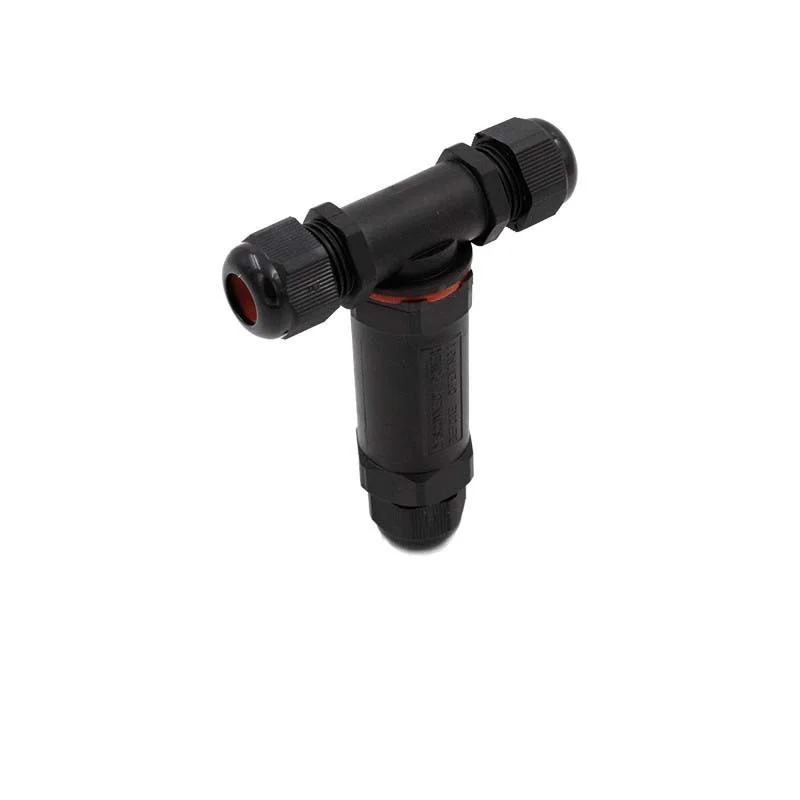 Lampo Junction Connector 3 Poles ''T'' For Use In Outdoor IP68