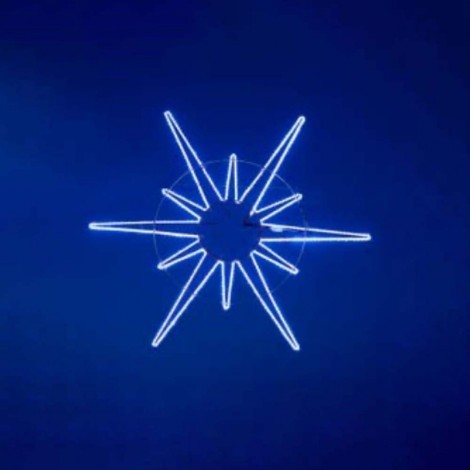 New Lamps Star 12 Points FLEXINEON 36 LED 2D 180x180cm Fixed