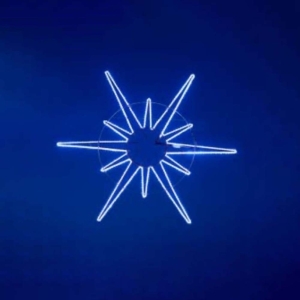 New Lamps Star 12 Points FLEXINEON 36 LED 2D 180x180cm Fixed