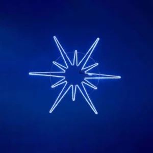 New Lamps Stella 12 Punte FLEXINEON 36 LED 2D 180x180cm Luce