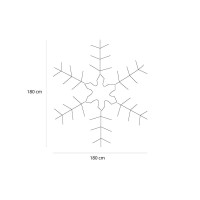 New Lamps Cristallo di Neve FLEXINEON 36 LED 2D Luce Fissa