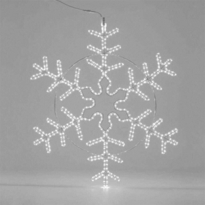 New Lamps Snowflake FLEXINEON 36 LED 2D Clear Fixed Light IP44