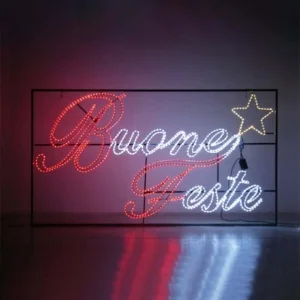 New Lamps Buone Feste FLEXINEON 36 LED 2D 240x130cm Luce