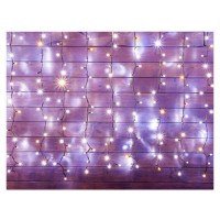 New Lamps Cordoniera Tenda luminosa 96 LED 3,30 metri bianco