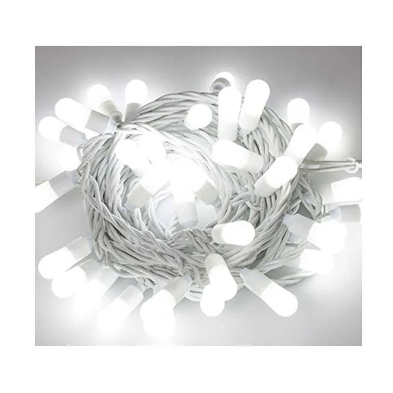 Catena Luminosa Cordoniera 40 LED 5W 230V 10m Prolungabile Luce Catena Luminosa Cordoniera 40 LED 5W 230V 10m Prolungabile Luce