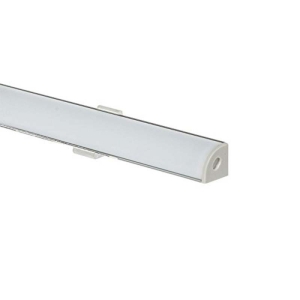 New Lamp Profilo Angolare 16x16mm Alluminio 2.5 mt Diffusore