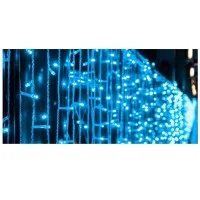 New Lamps Cordoniera Tenda luminosa 100 LED RGB 4 metri cambia New Lamps Cordoniera Tenda luminosa 100 LED RGB 4 metri cambia
