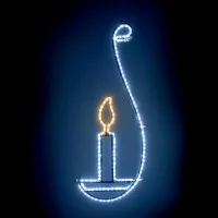 New Lamps Lanterna Grande FLEXINEON LED 2D 50x120cm a Luce