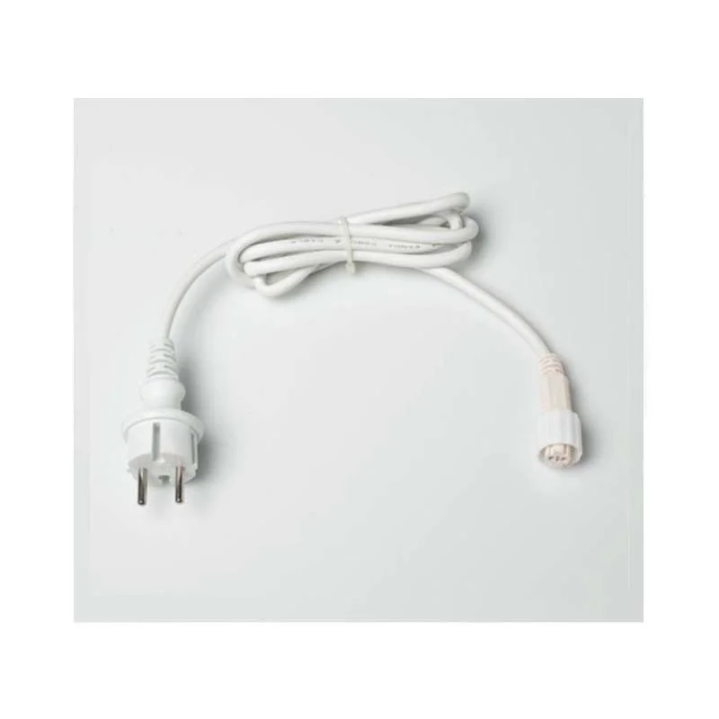 White power cord plug with IP65 FAST-LINK connector for String White power cord plug with IP65 FAST-LINK connector for String