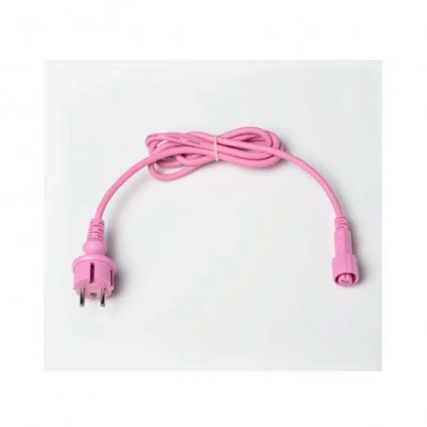 Aquamarine power cord plug with IP65 FAST-LINK connector for