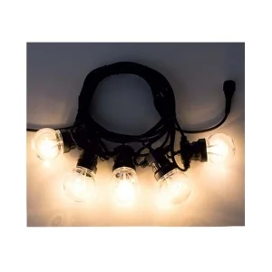 String Light 5 bulbs included 24V Extendable 5m 320lm warm