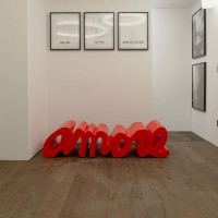 Slide Design AMORE Panchina Romantica Decorativa in Polietilene