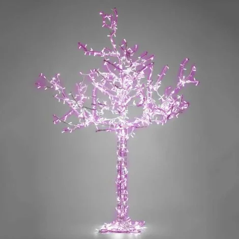 New Lamps Albero 2,5 metri 24V 50W LED rosa con flashing chiari