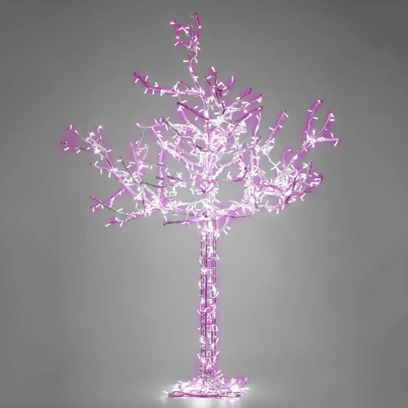 New Lamps Albero 2,5 metri 24V 50W LED rosa con flashing chiari New Lamps Albero 2,5 metri 24V 50W LED rosa con flashing chiari
