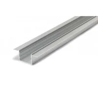 Novalux Kit 2 Meters Aluminum Recessed Profile with Transparent Novalux Kit 2 Meters Aluminum Recessed Profile with Transparent