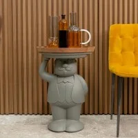 Slide Design Accessory Top in HPL Wengè Finish for AMBROGIO