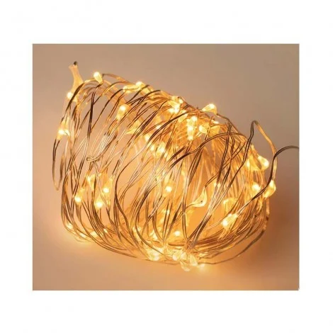New lamps Filo luminoso in rame a batteria 60 nano LED 6m Luce
