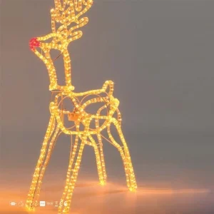New Lamps Reindeer LED 7W H 120 cm Warm Light Head Movement
