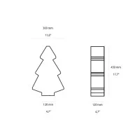 Slide Design LIGHTREE 45cm Albero di Natale Luminoso da Tavolo